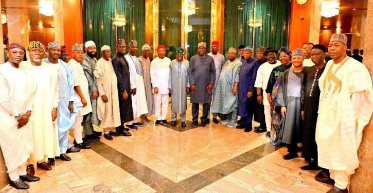 Tinubu Meets APC Governors as Campaign List Crisis Deepens