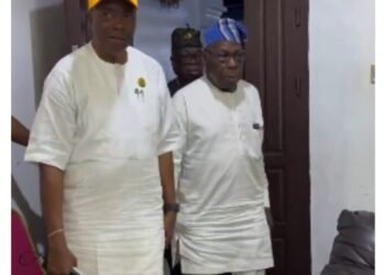 VIDEO: Obasanjo Pays Surprise Visit to Adeleke After Osun Governorship Victory