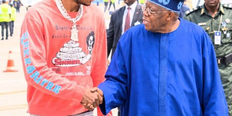 Osimhen and Tinubu Spotted Together at Abuja Airport, Moment Sparks Reactions