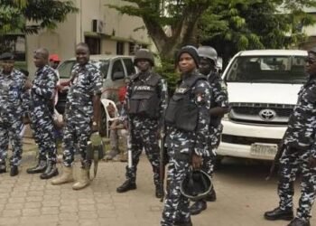 Osun Poll: Heavy Security Presence at INEC Office Ahead of Saturday’s Election