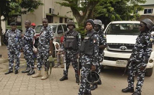 Osun Poll: Heavy Security Presence at INEC Office Ahead of Saturday’s Election