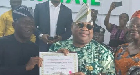 Osun 2026: Adeleke Gets Certificate of Return as Governor-Elect