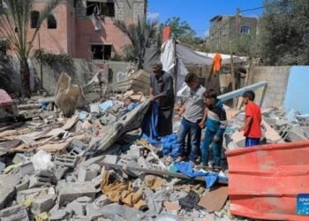 Dozens Feared Trapped After Six-Storey Building Collapses in Gaza City