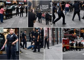 Times Square Stabbing Leaves Two Dead as Police Shoot Suspect