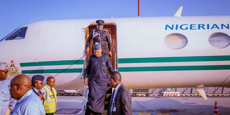 Shettima Back in Abuja After High-Level UNGA Engagements in New York